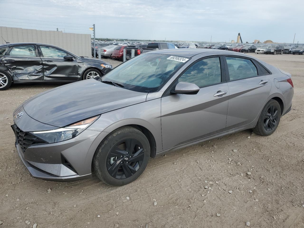 2023 HYUNDAI ELANTRA BLUE VIN:KMHLM4AJ3PU076178