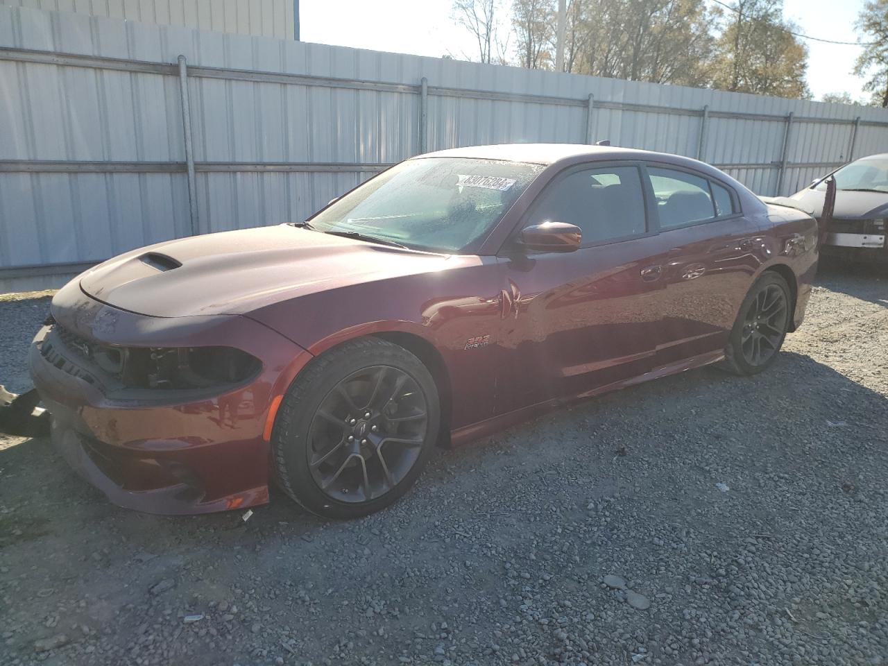 2022 DODGE CHARGER SCAT PACK VIN:2C3CDXGJ8NH119947