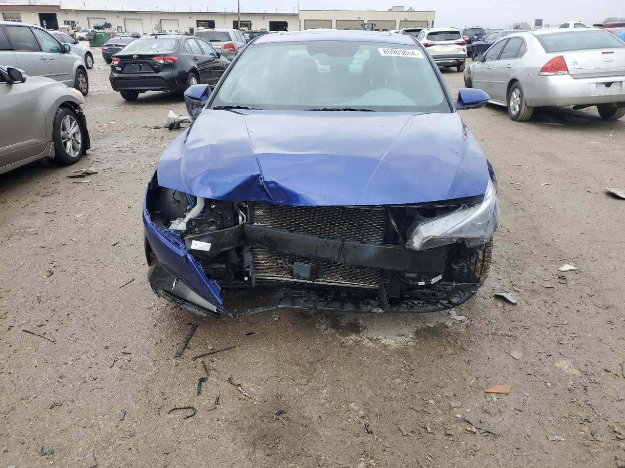 2022 HYUNDAI ELANTRA SEL VIN:5NPLN4AG9NH059740