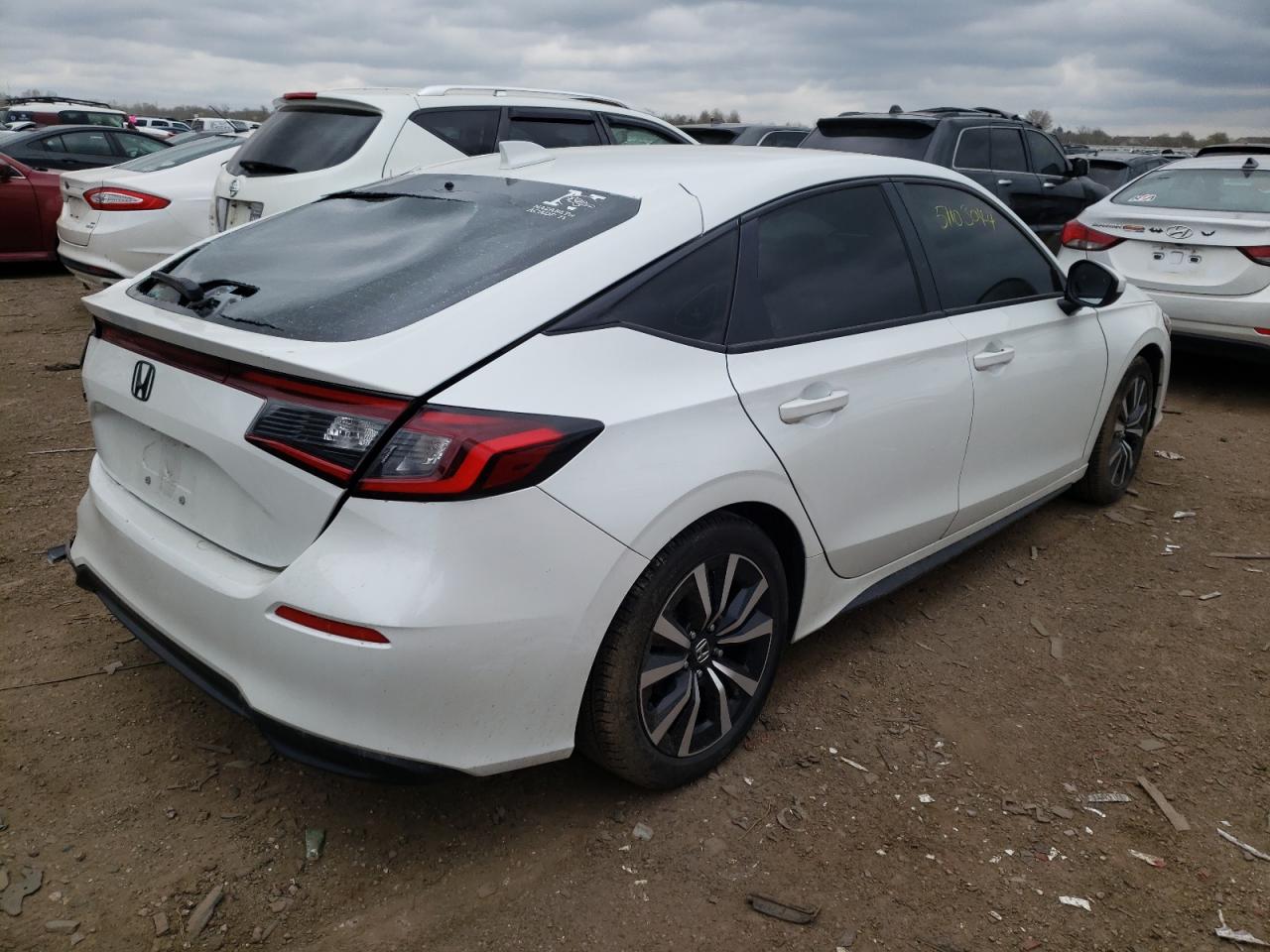 2022 HONDA CIVIC EXL VIN:19XFL1H72NE010729