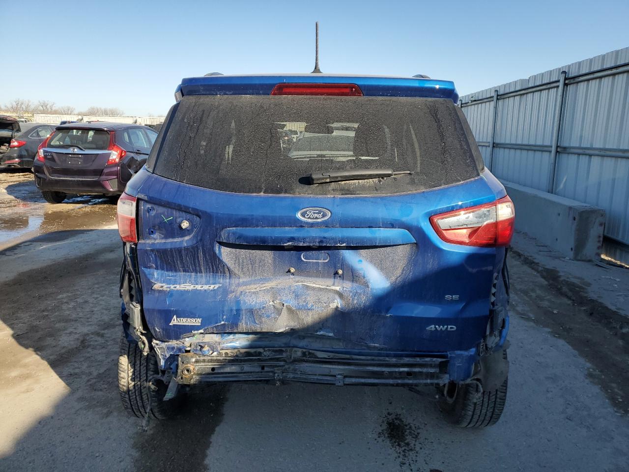 2022 FORD ECOSPORT SE VIN:MAJ6S3GL8NC458886