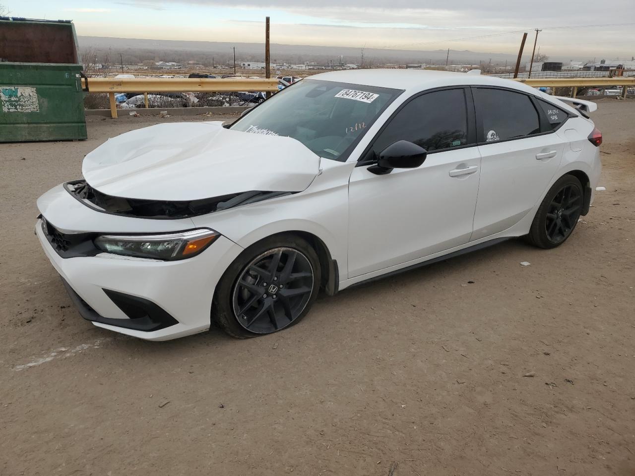 2024 HONDA CIVIC SPORT VIN:19XFL2H80RE024858