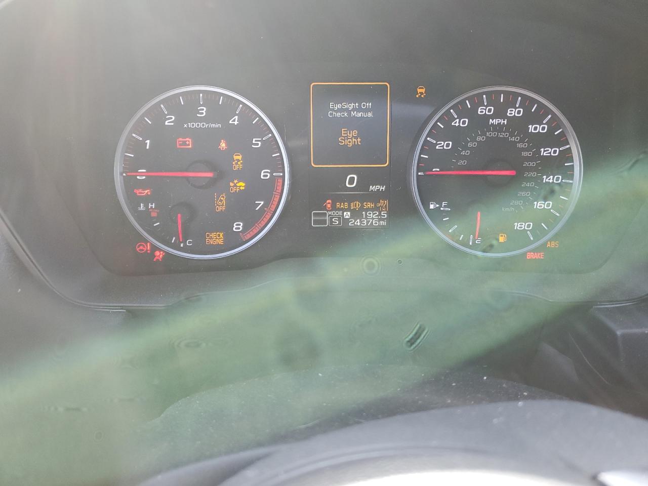 2022 SUBARU WRX GT VIN:JF1VBAU63N8017488