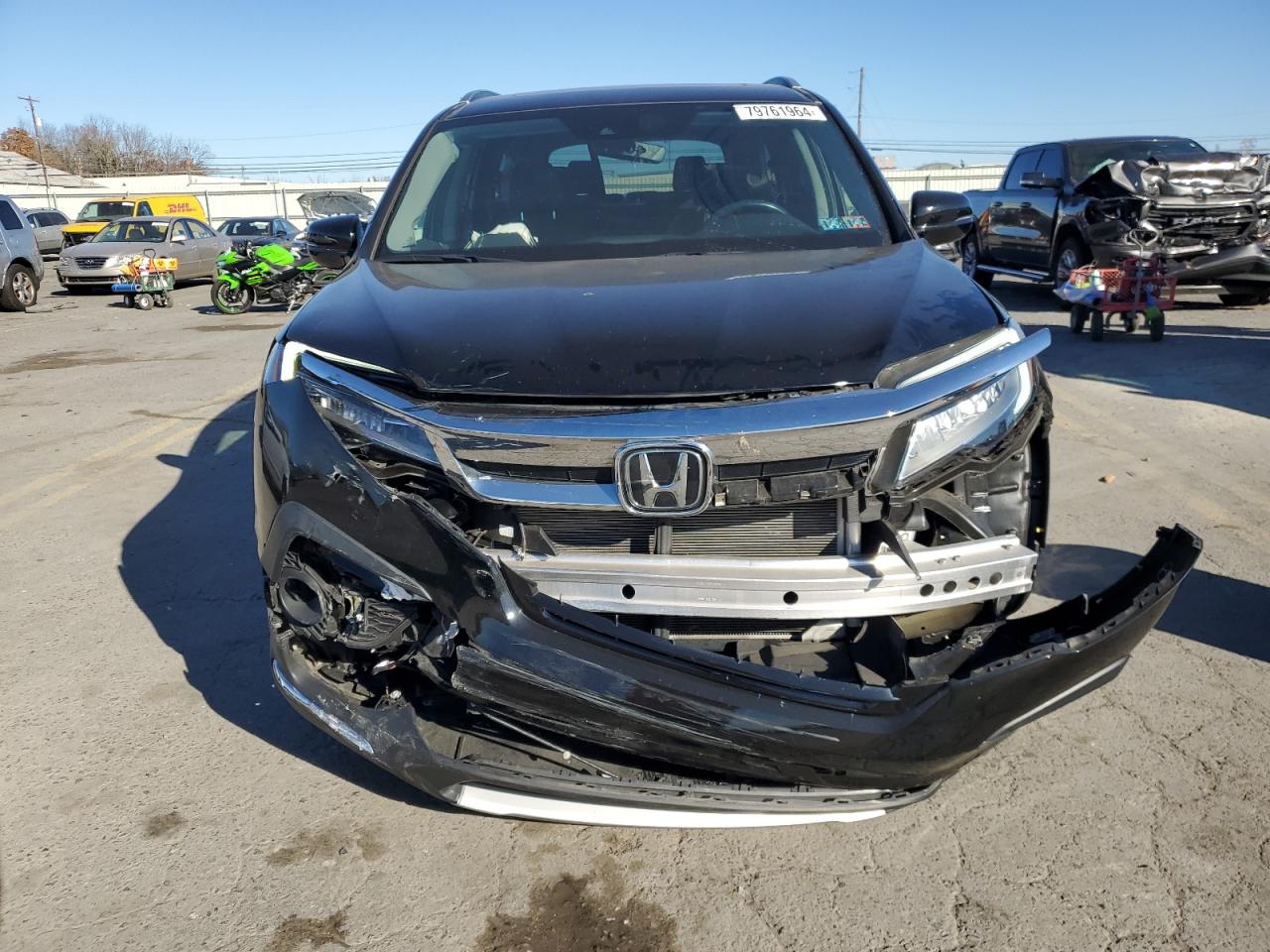 2022 HONDA PILOT TOURING VIN:5FNYF6H67NB000678
