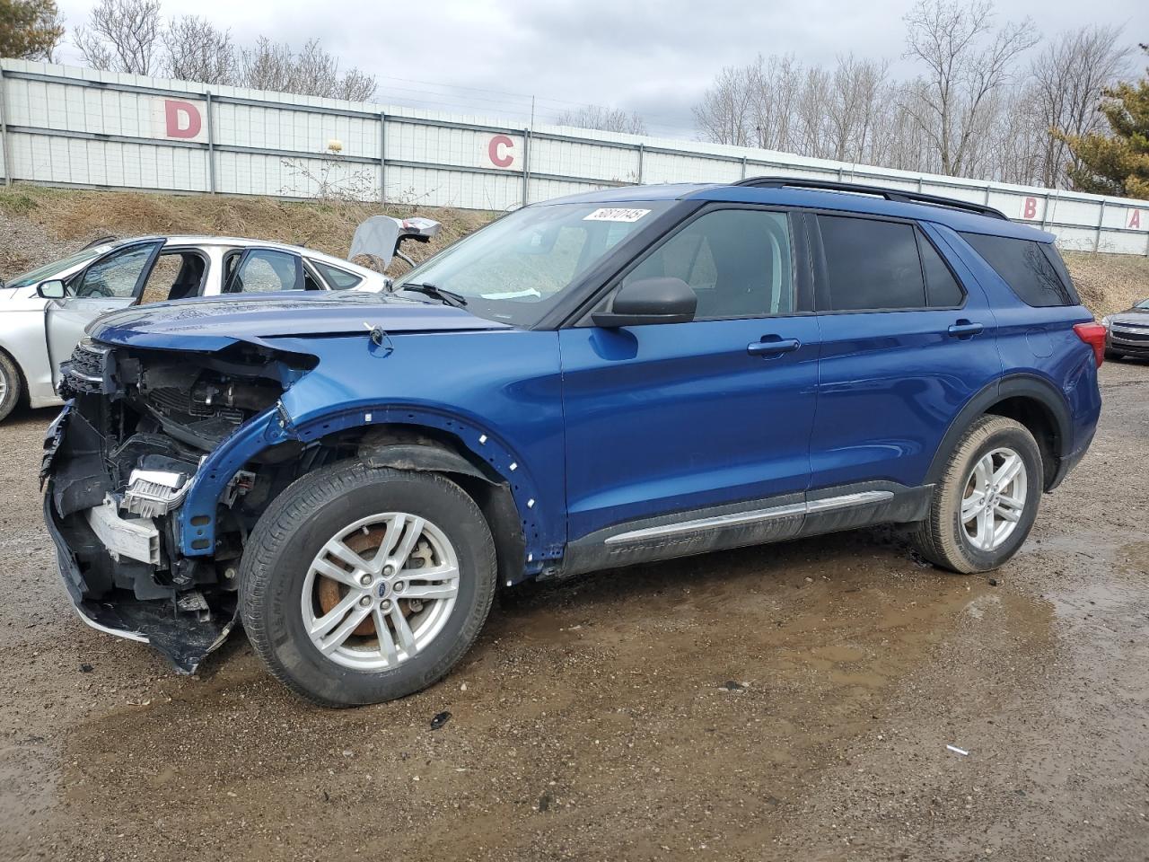 2022 FORD EXPLORER XLT VIN:1FMSK8DH7NGA62104