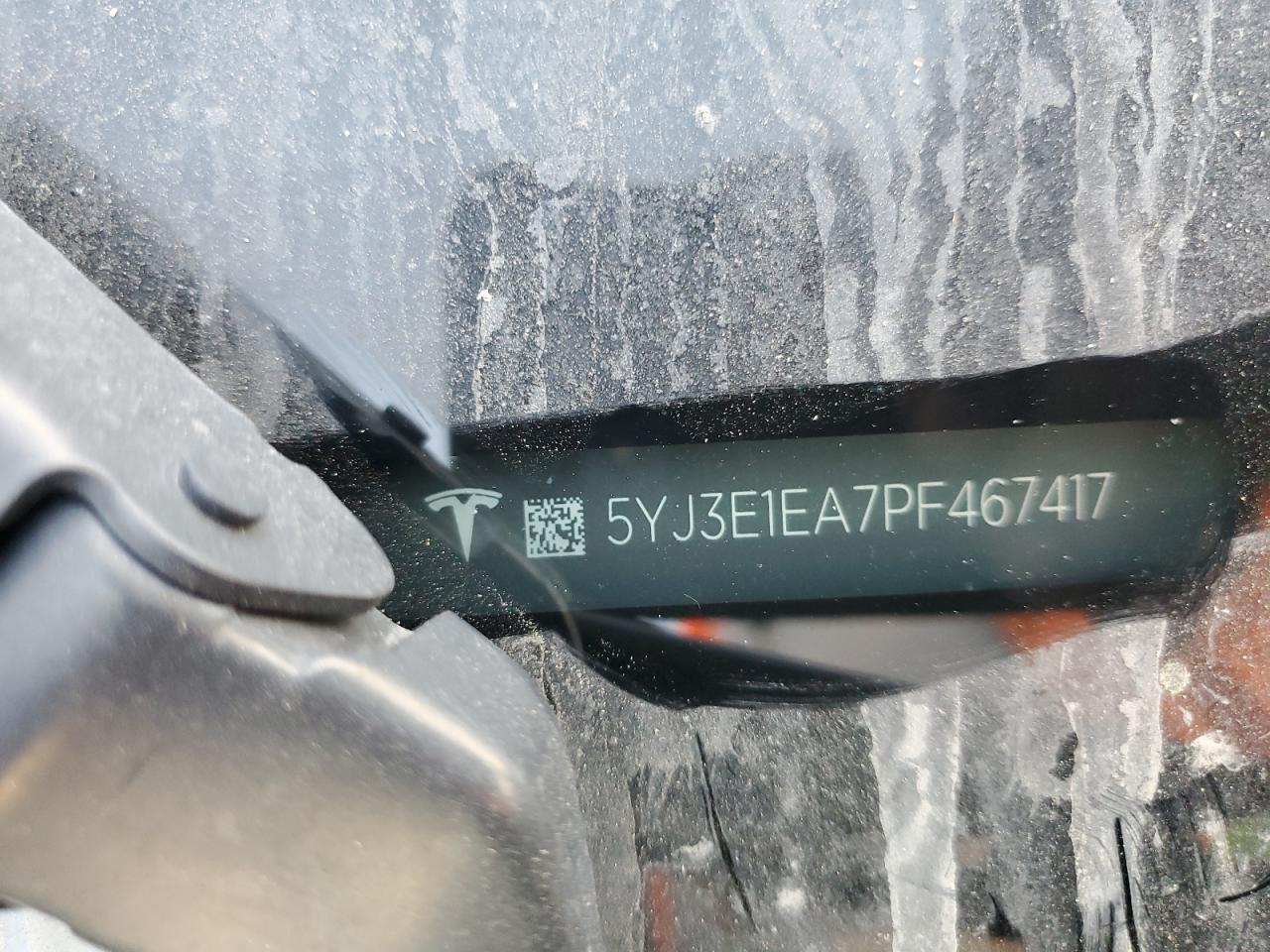 2023 TESLA MODEL 3  VIN:5YJ3E1EA7PF467417