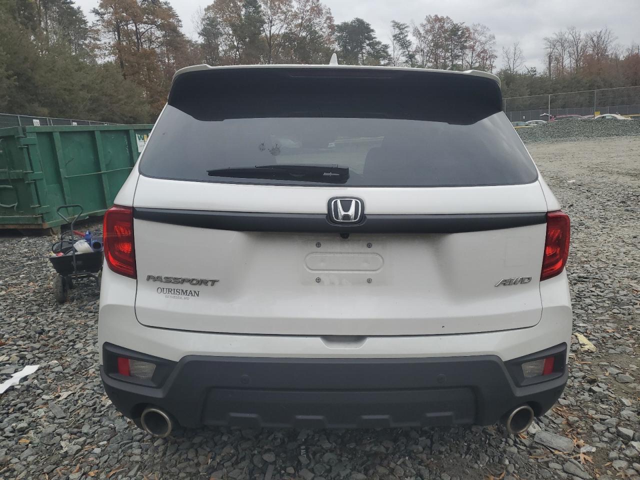 2023 HONDA PASSPORT EXL VIN:5FNYF8H50PB040929