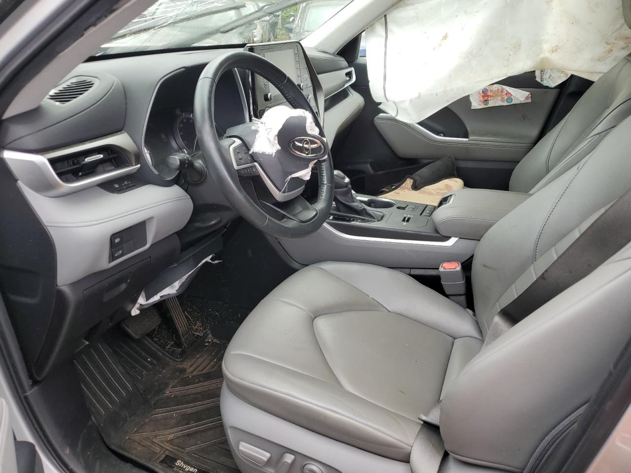 2022 TOYOTA HIGHLANDER XLE VIN:5TDGZRAH7NS546389