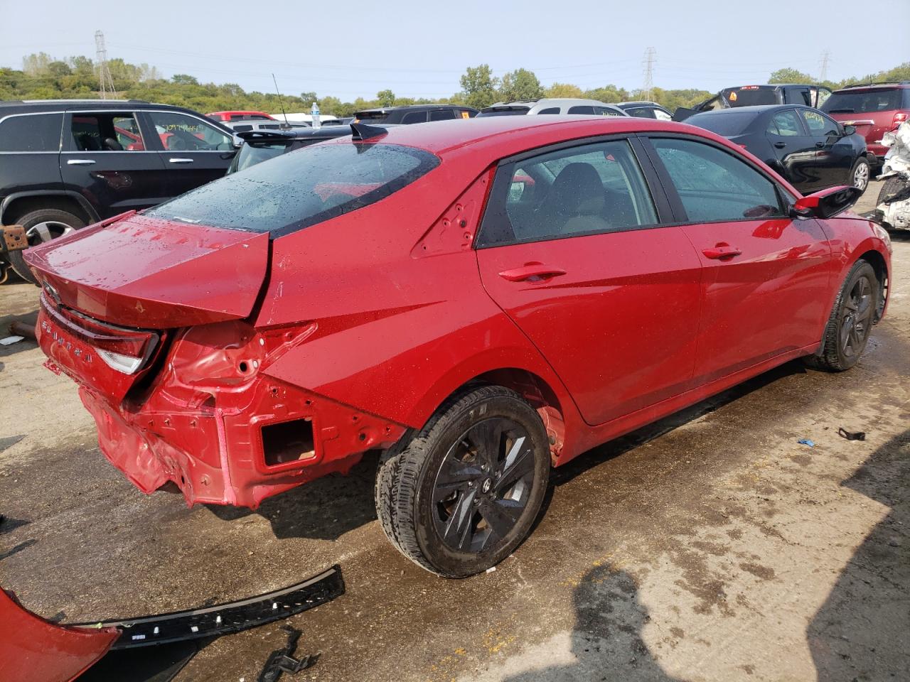 2022 HYUNDAI ELANTRA SEL VIN:KMHLM4AG1NU282309