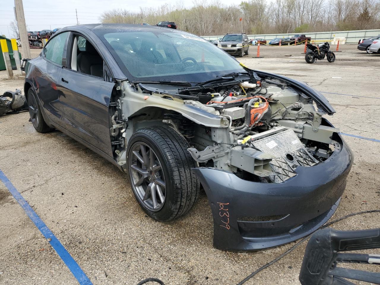 2022 TESLA MODEL 3  VIN:5YJ3E1EB9NF278757