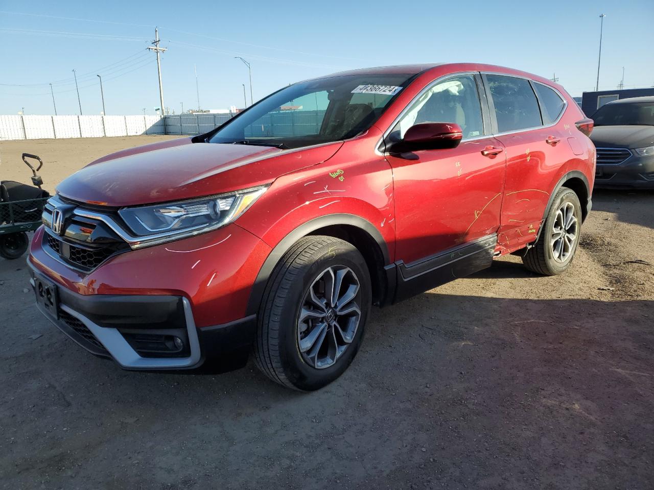 2022 HONDA CR-V EX VIN:2HKRW2H50NH619919