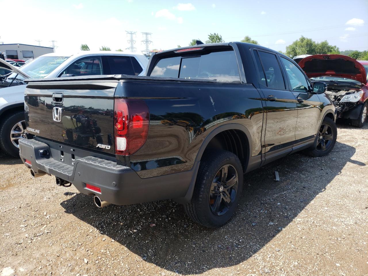 2022 HONDA RIDGELINE BLACK EDITION VIN:5FPYK3F86NB022810