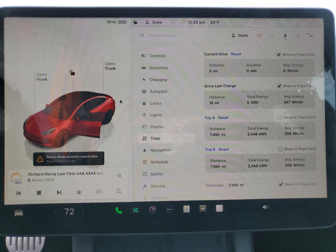 2022 TESLA MODEL 3  VIN:5YJ3E1ECXNF295947