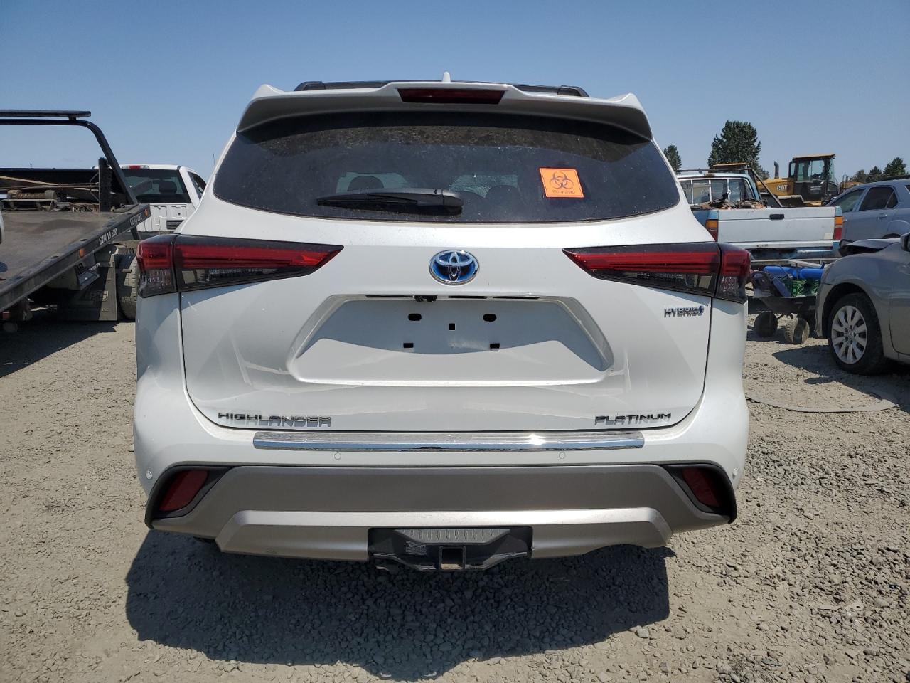 2022 TOYOTA HIGHLANDER HYBRID PLATINUM VIN:5TDEBRCH3NS074295