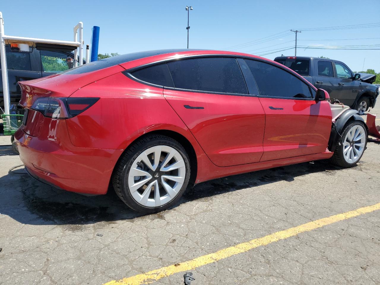 2022 TESLA MODEL 3  VIN:5YJ3E1EAXNF188928