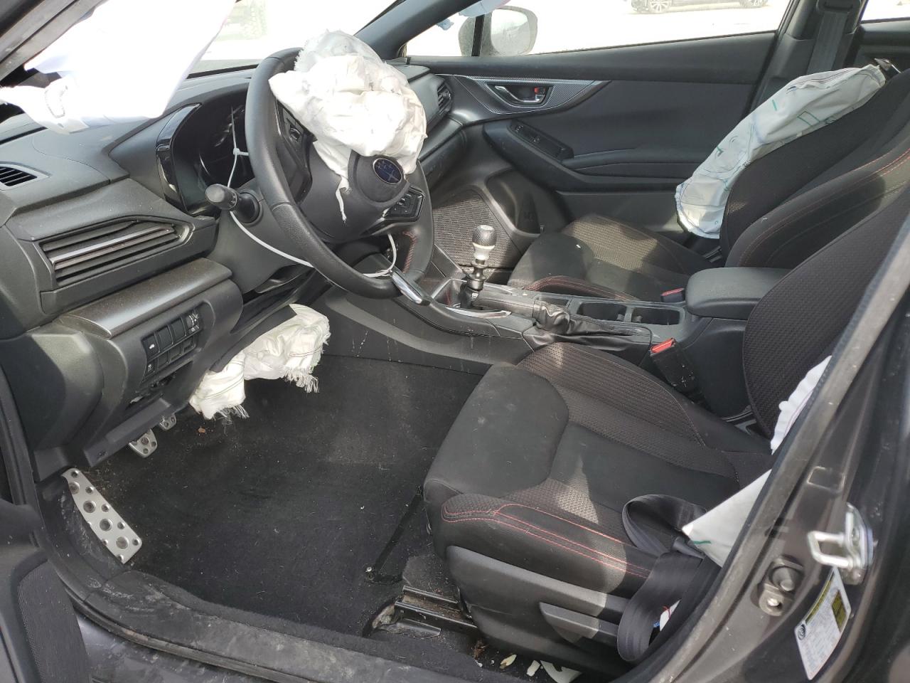 2022 SUBARU WRX PREMIUM VIN:JF1VBAF68N9019034