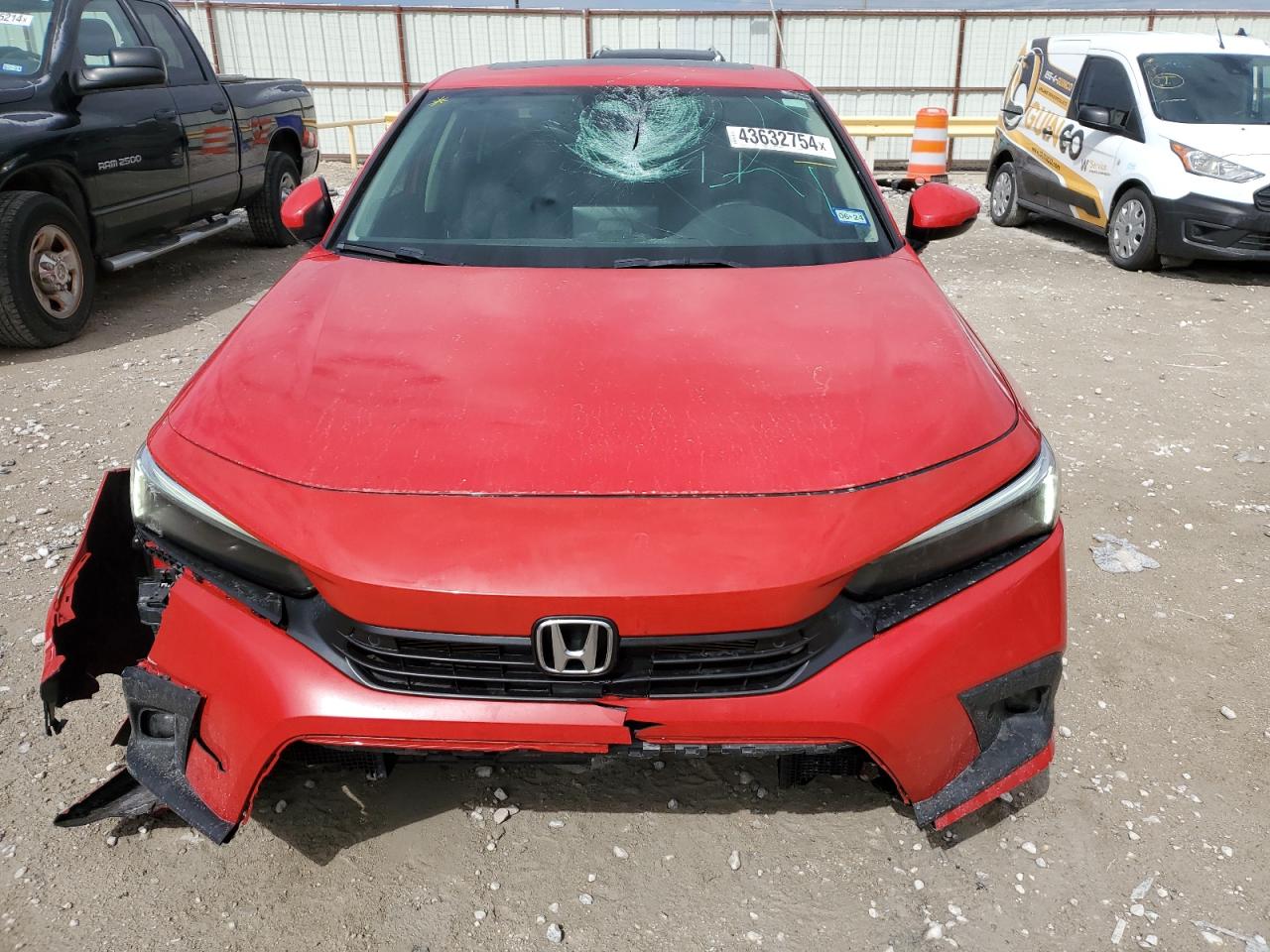 2022 HONDA CIVIC TOURING VIN:2HGFE1F94NH300975