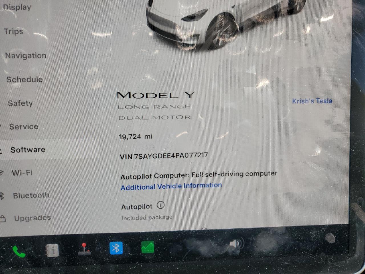 2023 TESLA MODEL Y  VIN:7SAYGDEE4PA077217