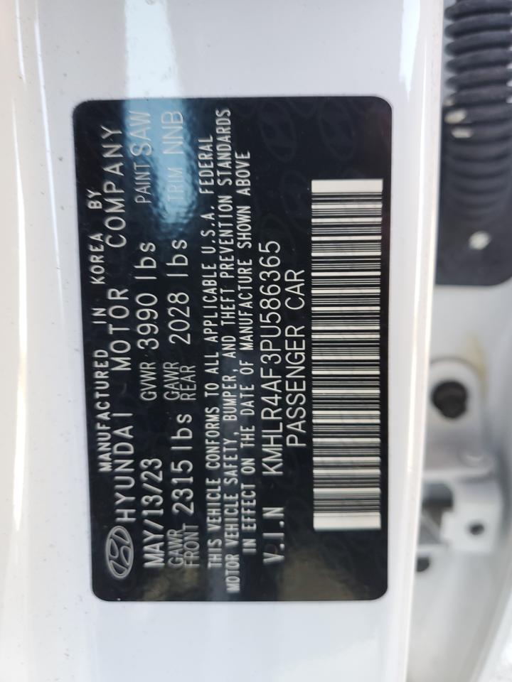 2023 HYUNDAI ELANTRA N LINE VIN:KMHLR4AF3PU586365