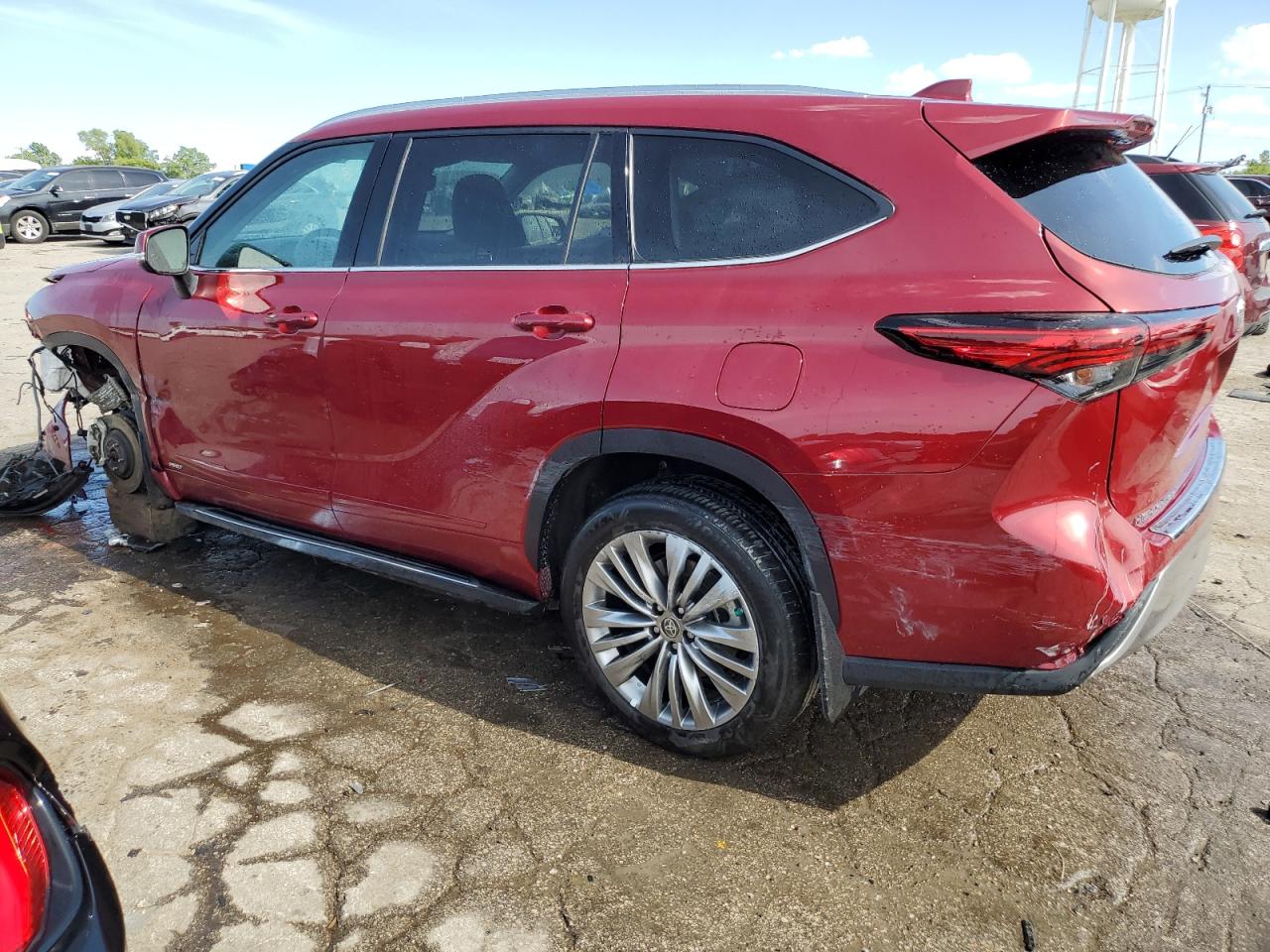 2022 TOYOTA HIGHLANDER HYBRID PLATINUM VIN:5TDEBRCH8NS077712