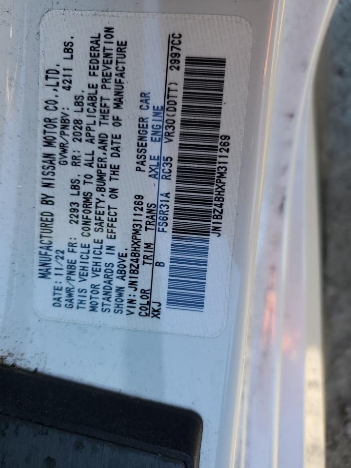 2023 NISSAN Z PERFORMANCE VIN:JN1BZ4BHXPM311269