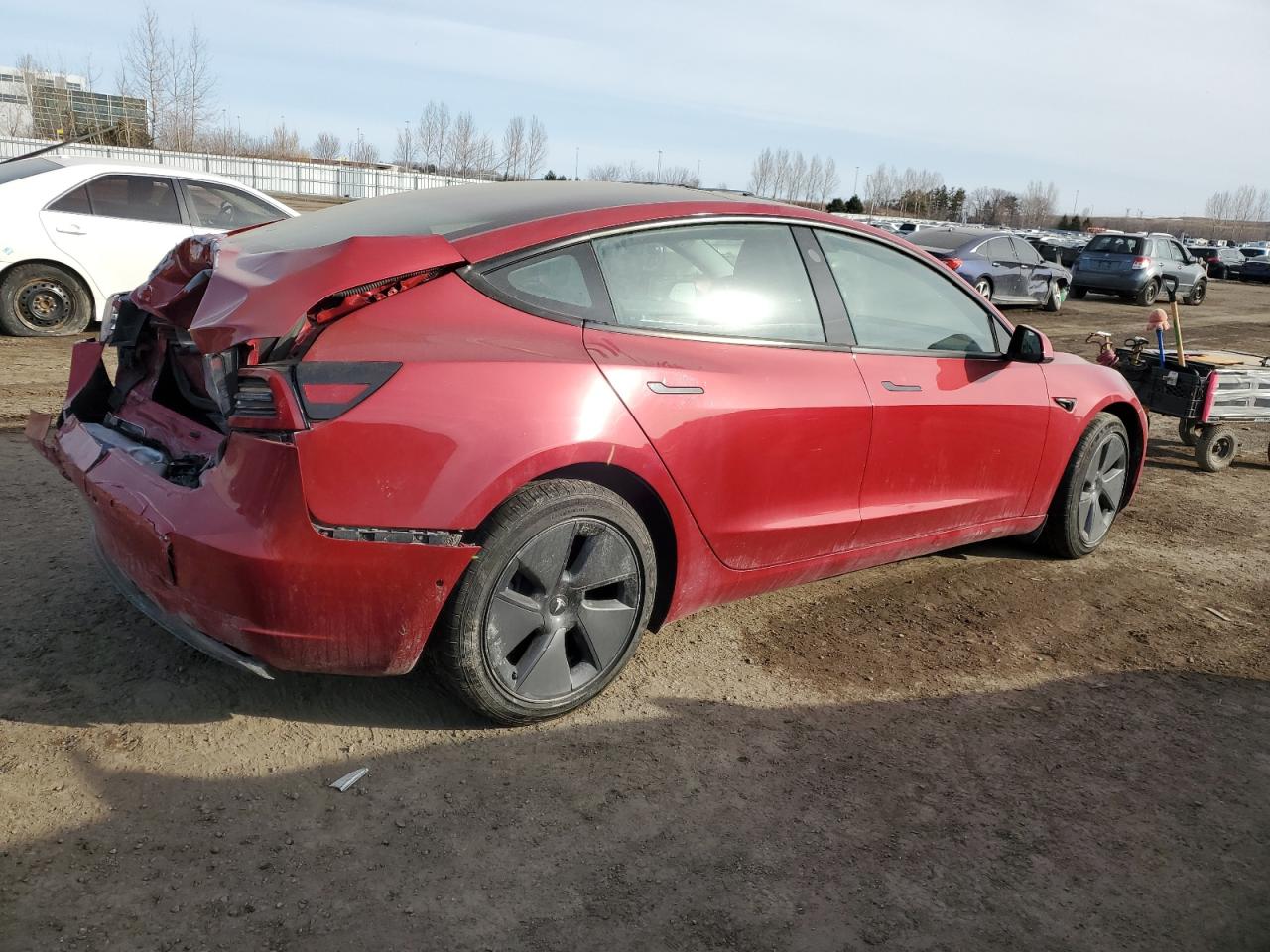 2022 TESLA MODEL 3  VIN:5YJ3E1EA8NF167107