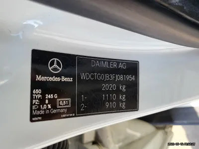 2015 Mercedes-Benz GLA 200 WDCTG0JB3FJ081954 VIN:WDCTG0JB3FJ081954