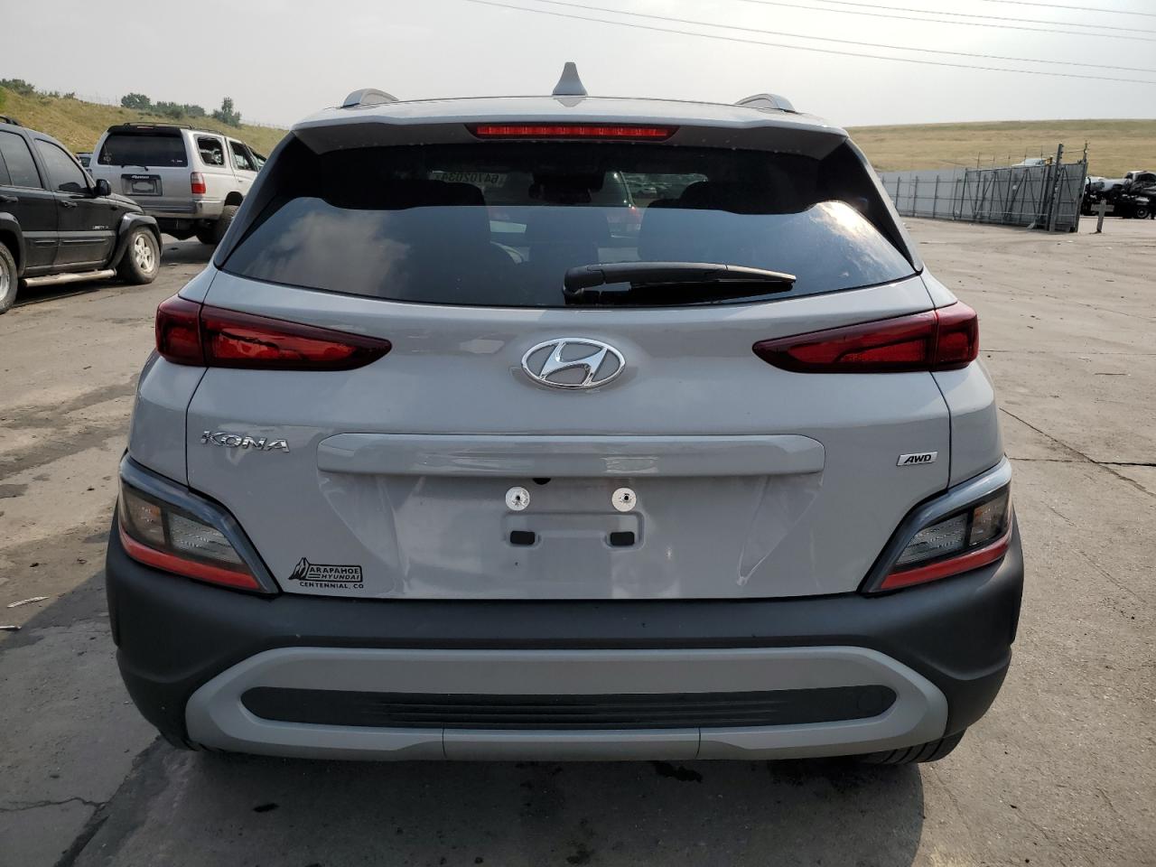 2022 HYUNDAI KONA SEL VIN:KM8K6CAB0NU804528