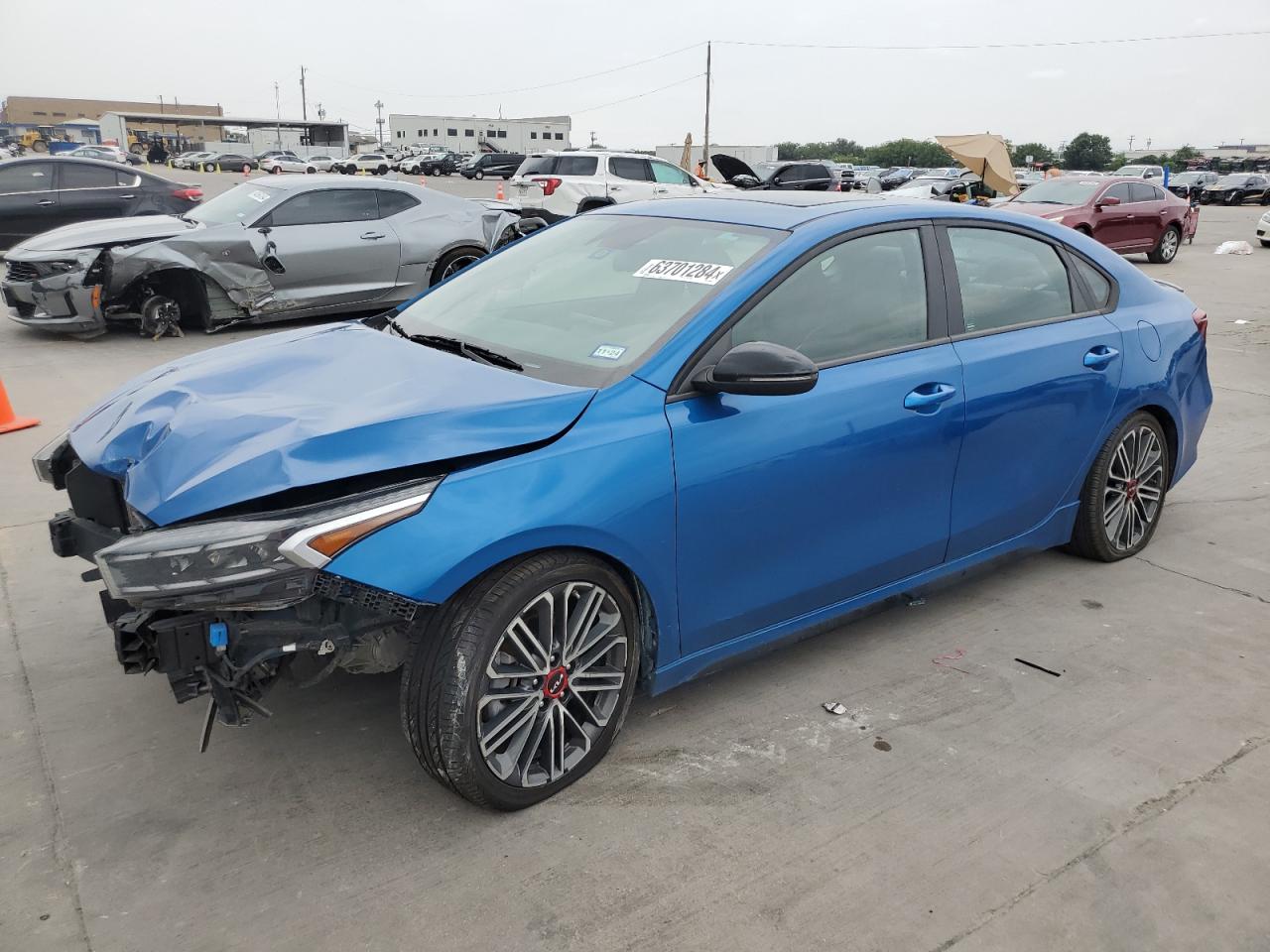 2022 KIA FORTE GT VIN:3KPF44AC5NE439160
