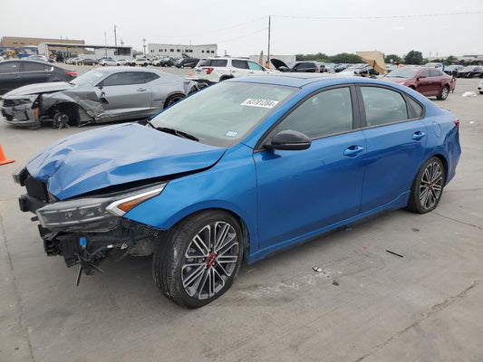 2022 KIA FORTE GT VIN:3KPF44AC5NE439160