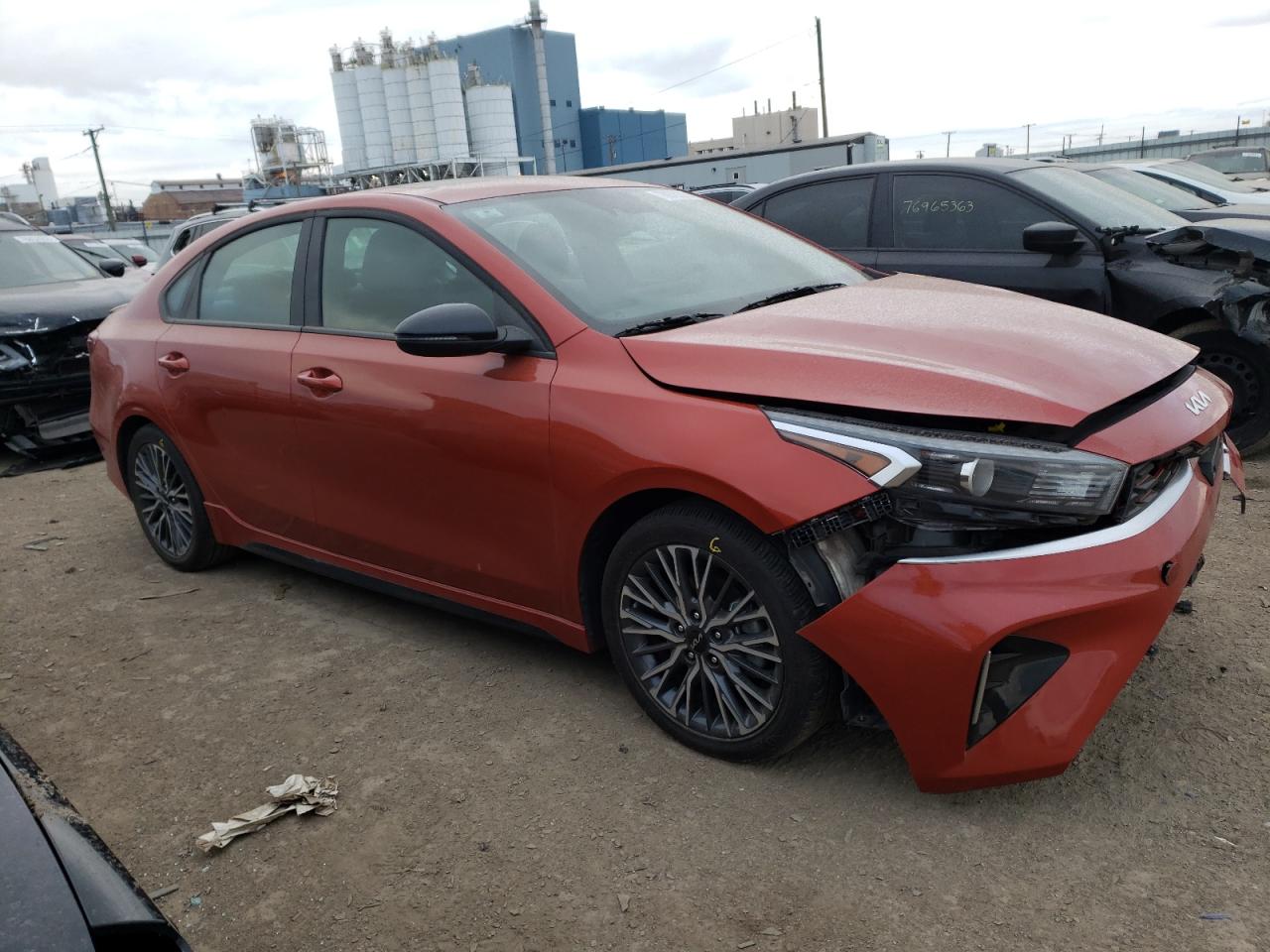 2022 KIA FORTE GT LINE VIN:3KPF54AD5NE487621
