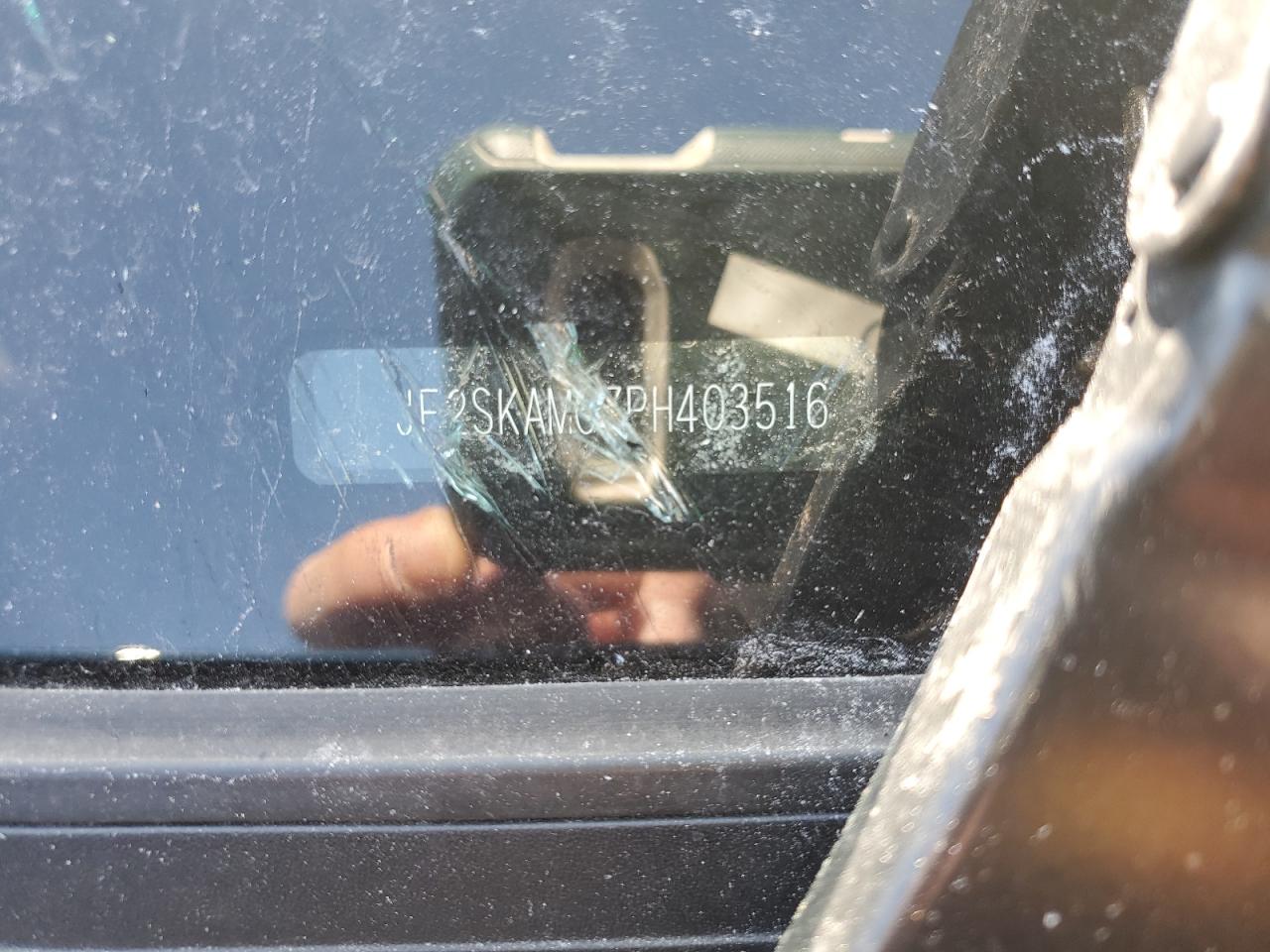 2023 SUBARU FORESTER WILDERNESS VIN:JF2SKAMC7PH403516