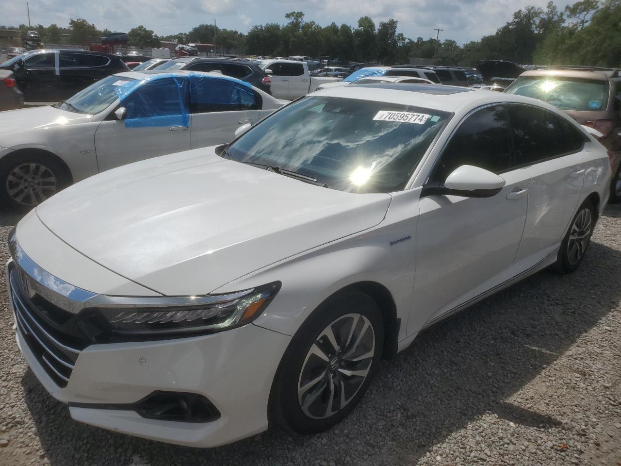 2022 HONDA ACCORD HYBRID EXL VIN:1HGCV3F57NA002902