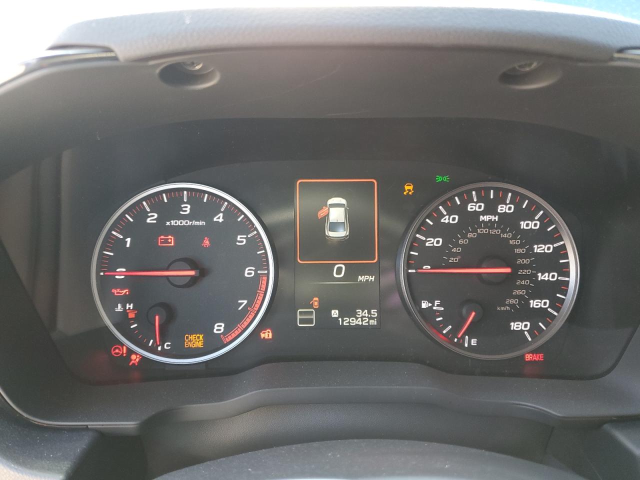 2022 SUBARU WRX PREMIUM VIN:JF1VBAF61N9003421