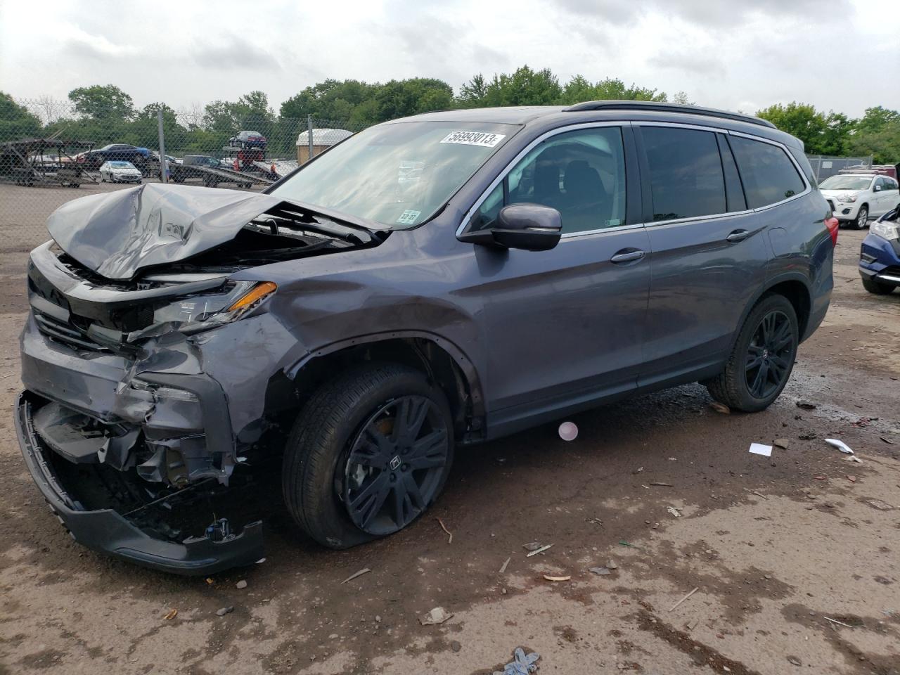 2022 HONDA PILOT SE VIN:5FNYF6H28NB075046