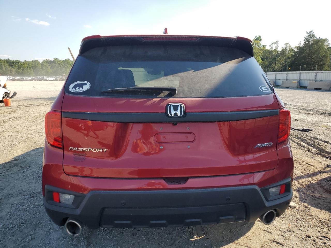 2022 HONDA PASSPORT EXL VIN:5FNYF8H52NB025023