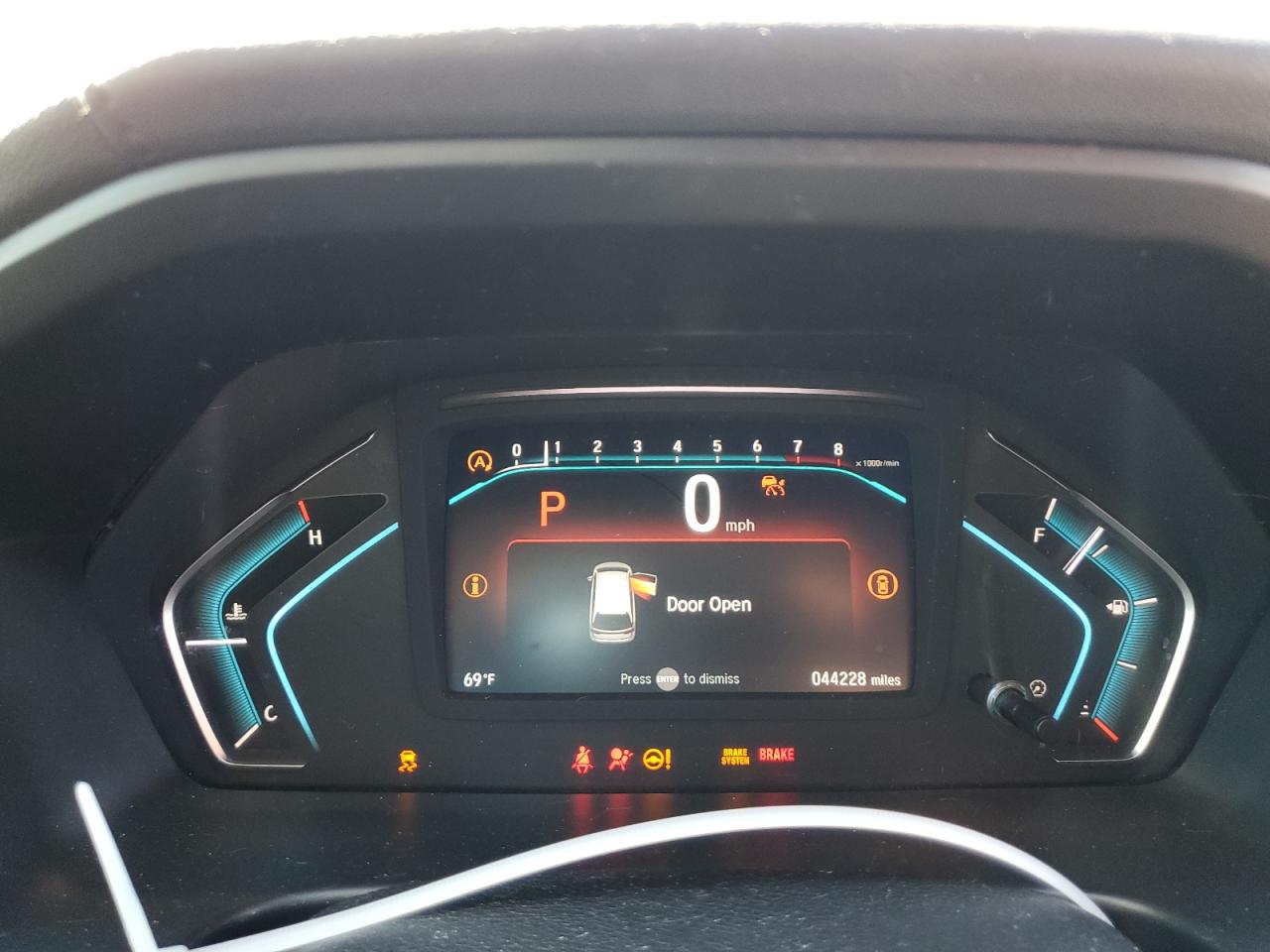 2022 HONDA ODYSSEY TOURING VIN:5FNRL6H82NB010470