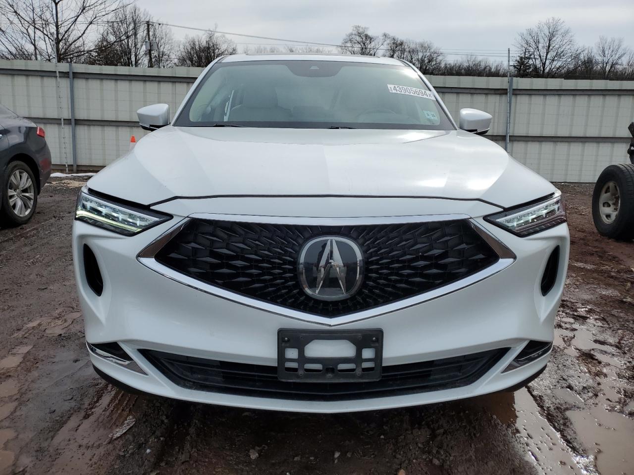 2022 ACURA MDX  VIN:5J8YE1H37NL003493