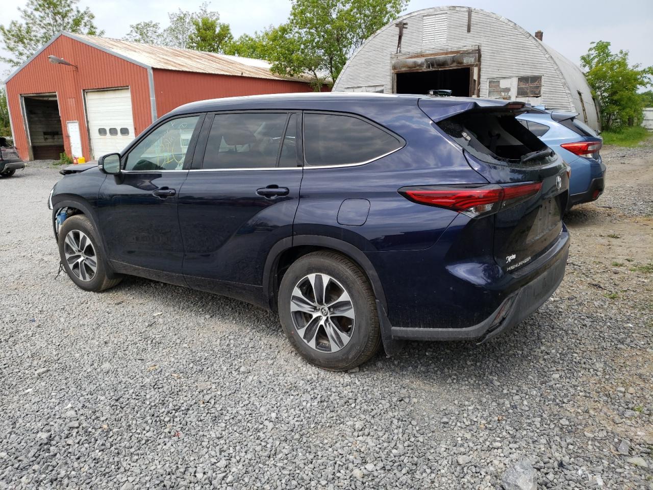2022 TOYOTA HIGHLANDER XLE VIN:5TDGZRBH2NS247164