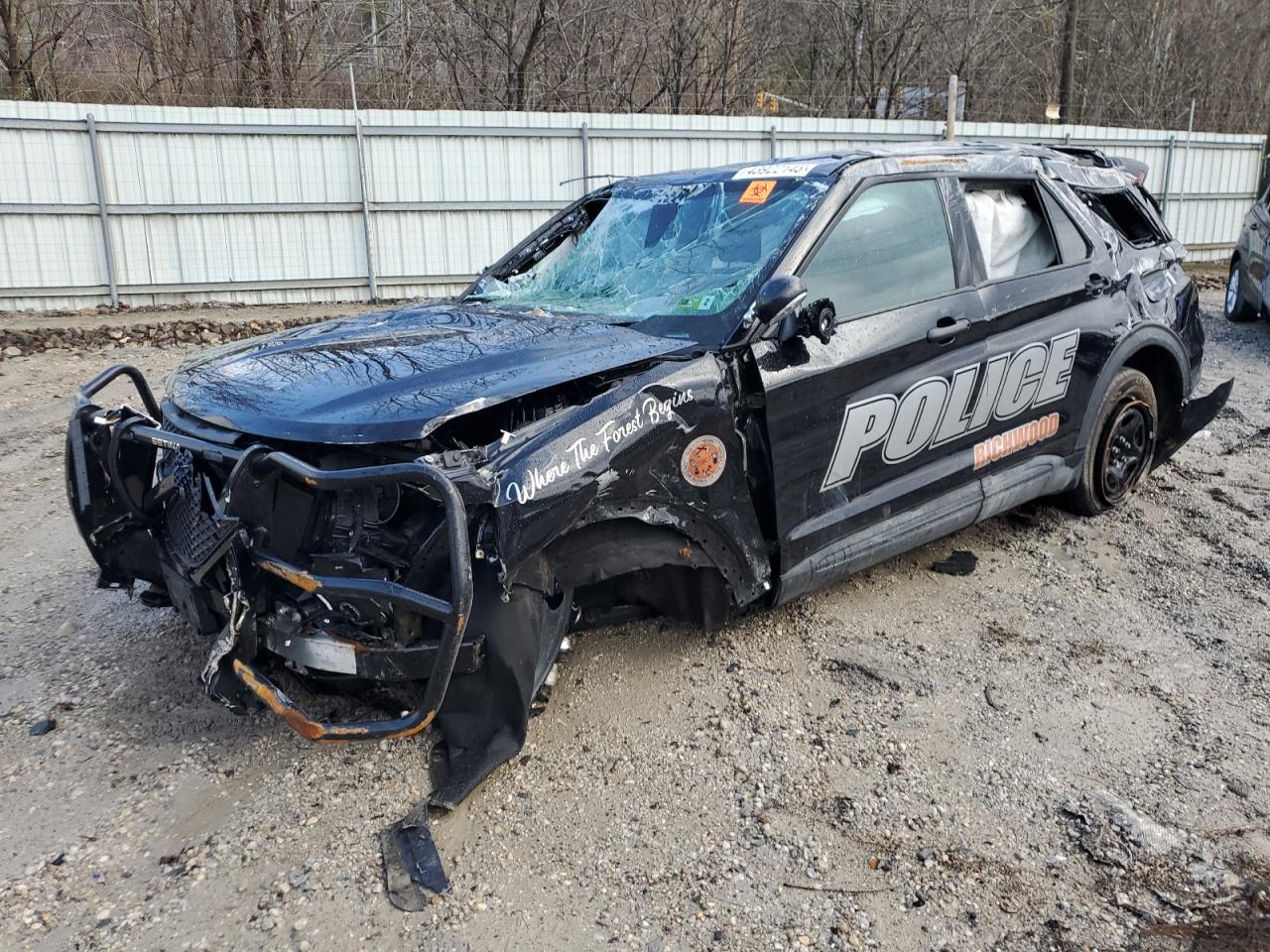 2024 FORD EXPLORER POLICE INTERCEPTOR VIN:1FM5K8AB5RGA30447