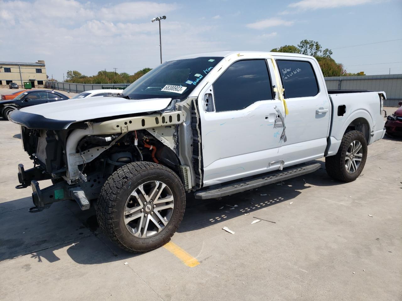 2022 FORD F150 SUPERCREW VIN:1FTFW1E55NKE12820
