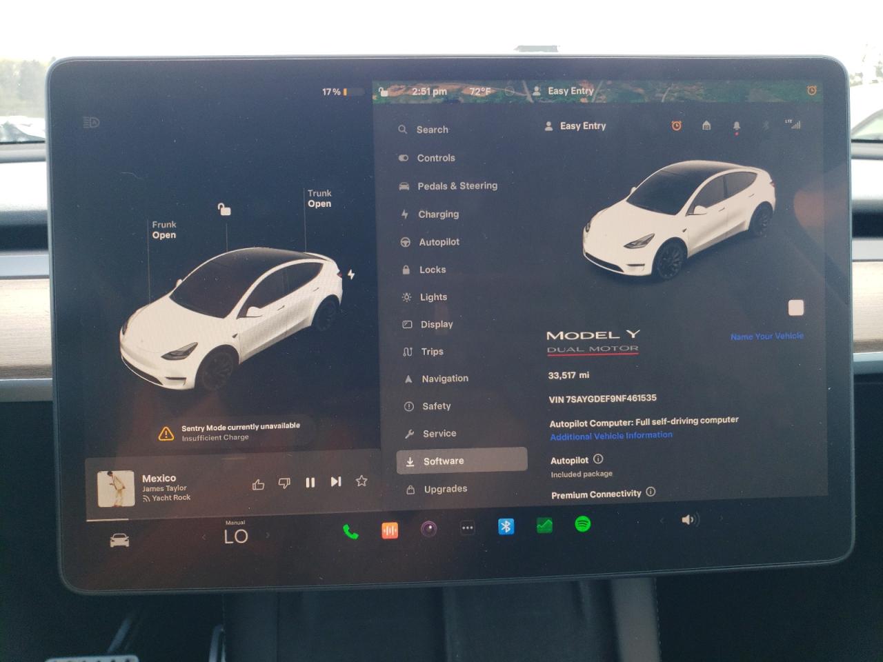 2022 TESLA MODEL Y  VIN:7SAYGDEF9NF461535