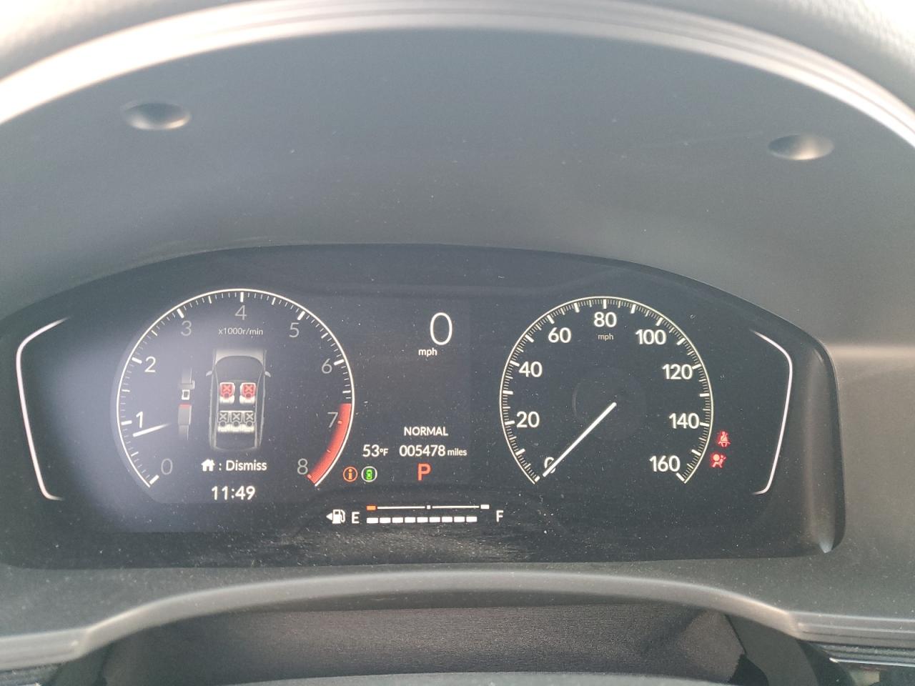 2023 HONDA CIVIC SPORT VIN:2HGFE2F58PH545204