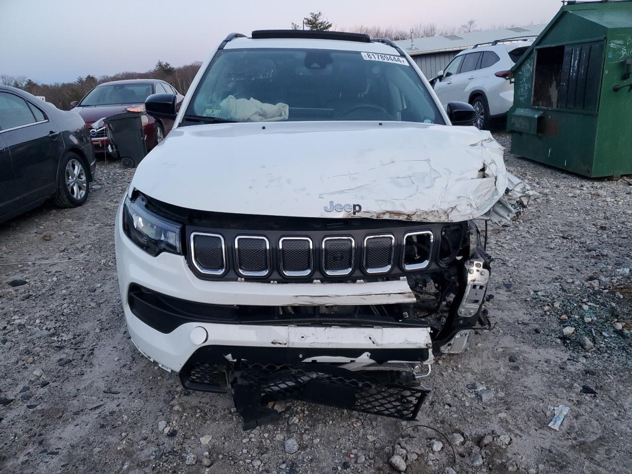 2022 JEEP COMPASS LATITUDE LUX VIN:3C4NJDFB8NT211427