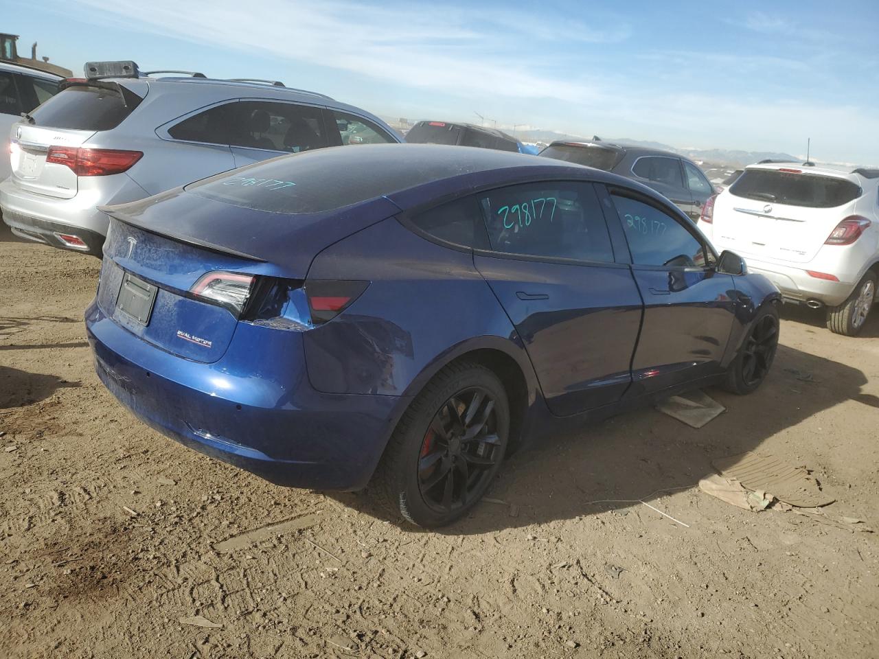 2022 TESLA MODEL 3  VIN:5YJ3E1EC2NF298177