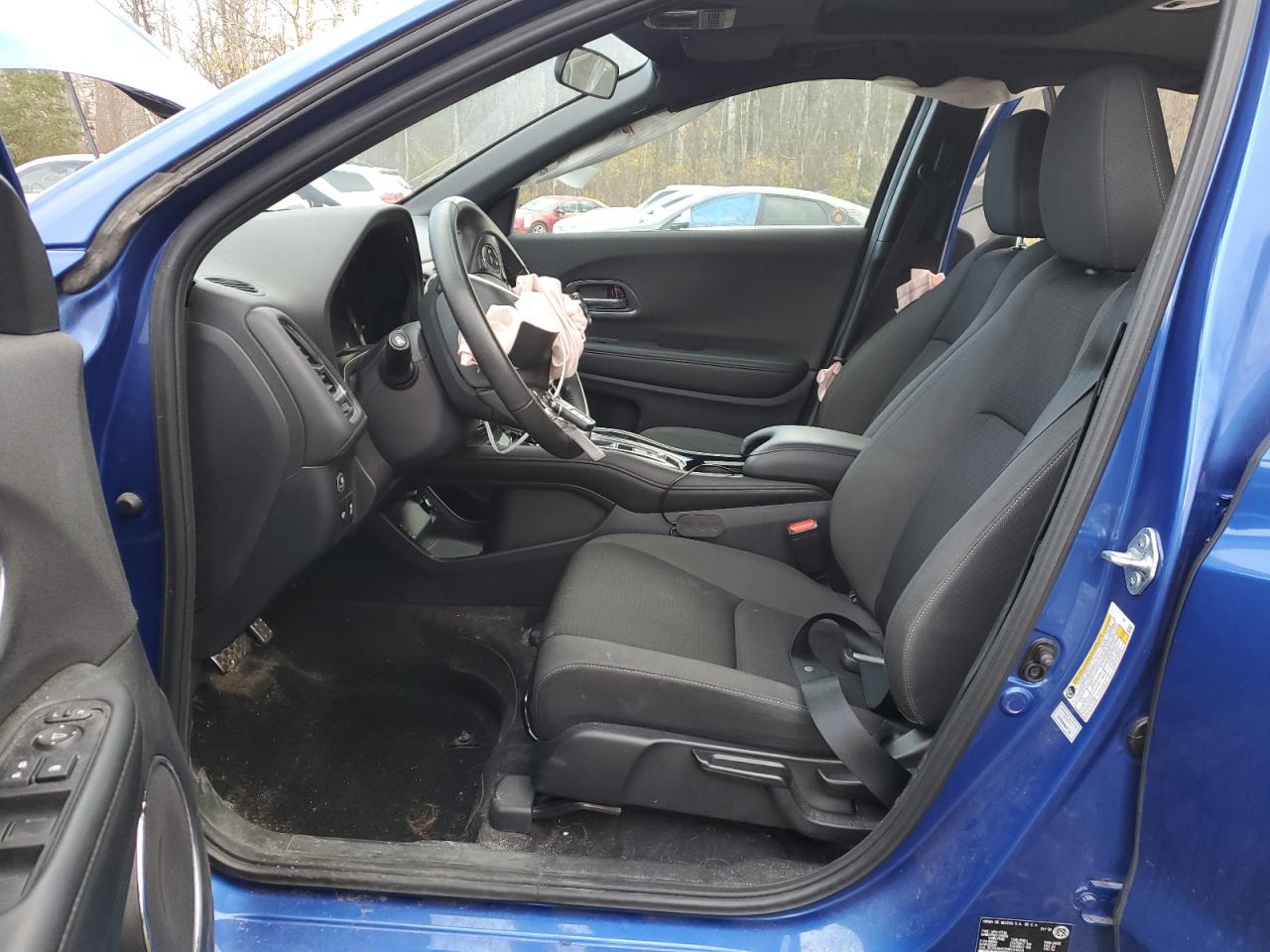 2022 HONDA HR-V SPORT VIN:3CZRU6H22NM104833