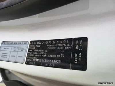 2018 Kia Carnival KNAME81ABKS513035 VIN:KNAME81ABKS513035