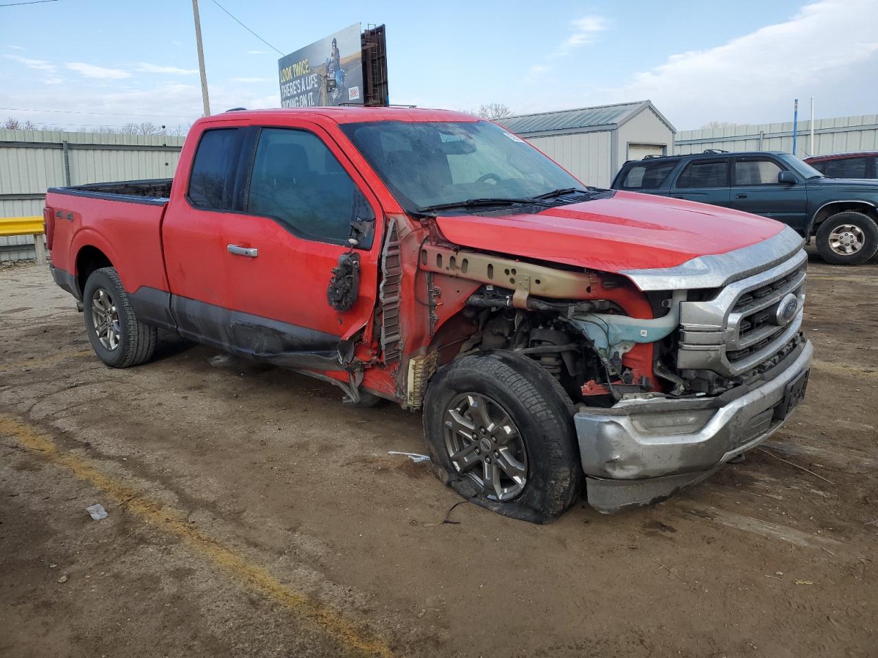 2022 FORD F150 SUPER CAB VIN:1FTEX1EP9NKF12462