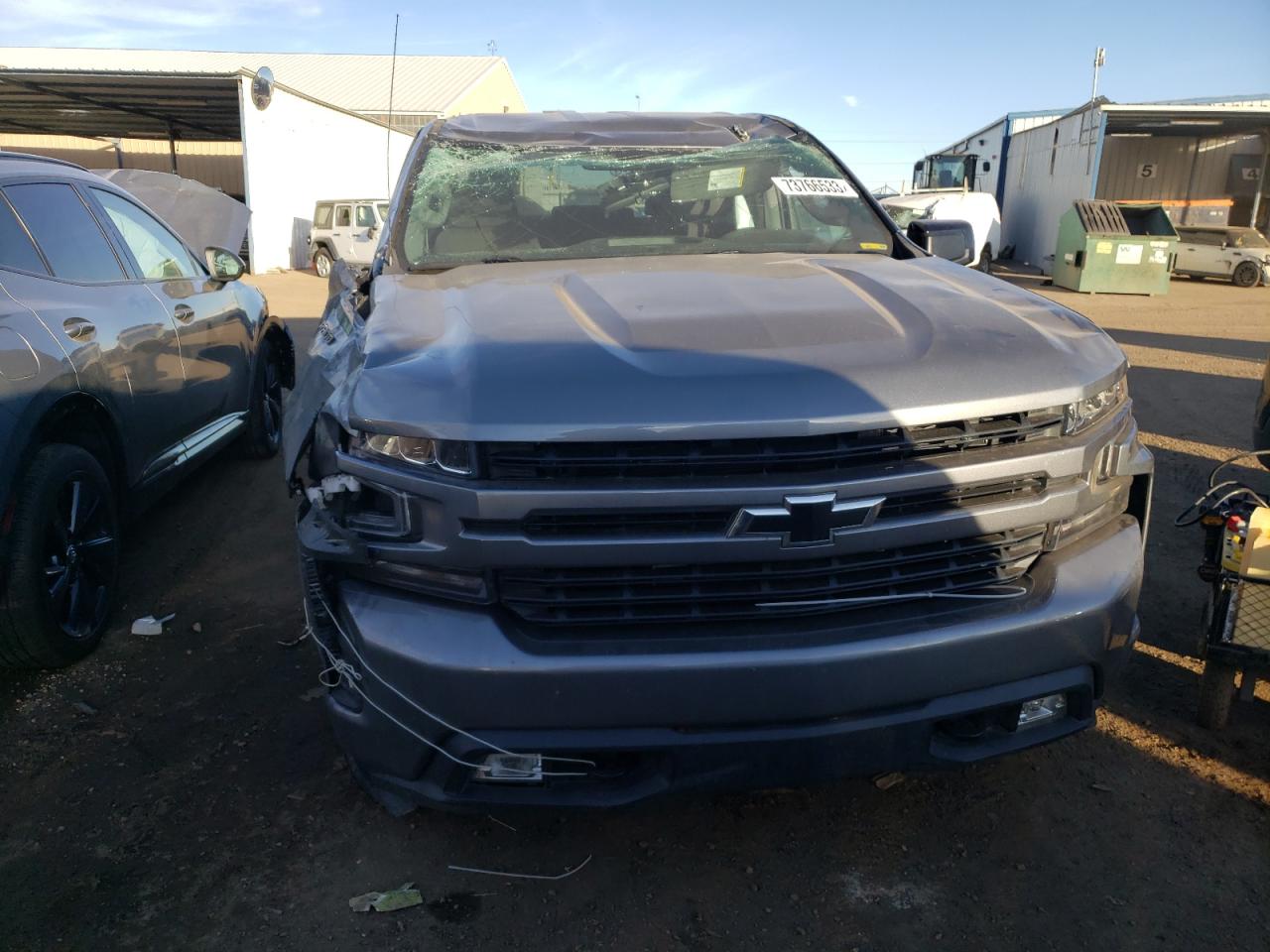 2022 CHEVROLET SILVERADO LTD K1500 RST VIN:1GCRYEEK8NZ204880