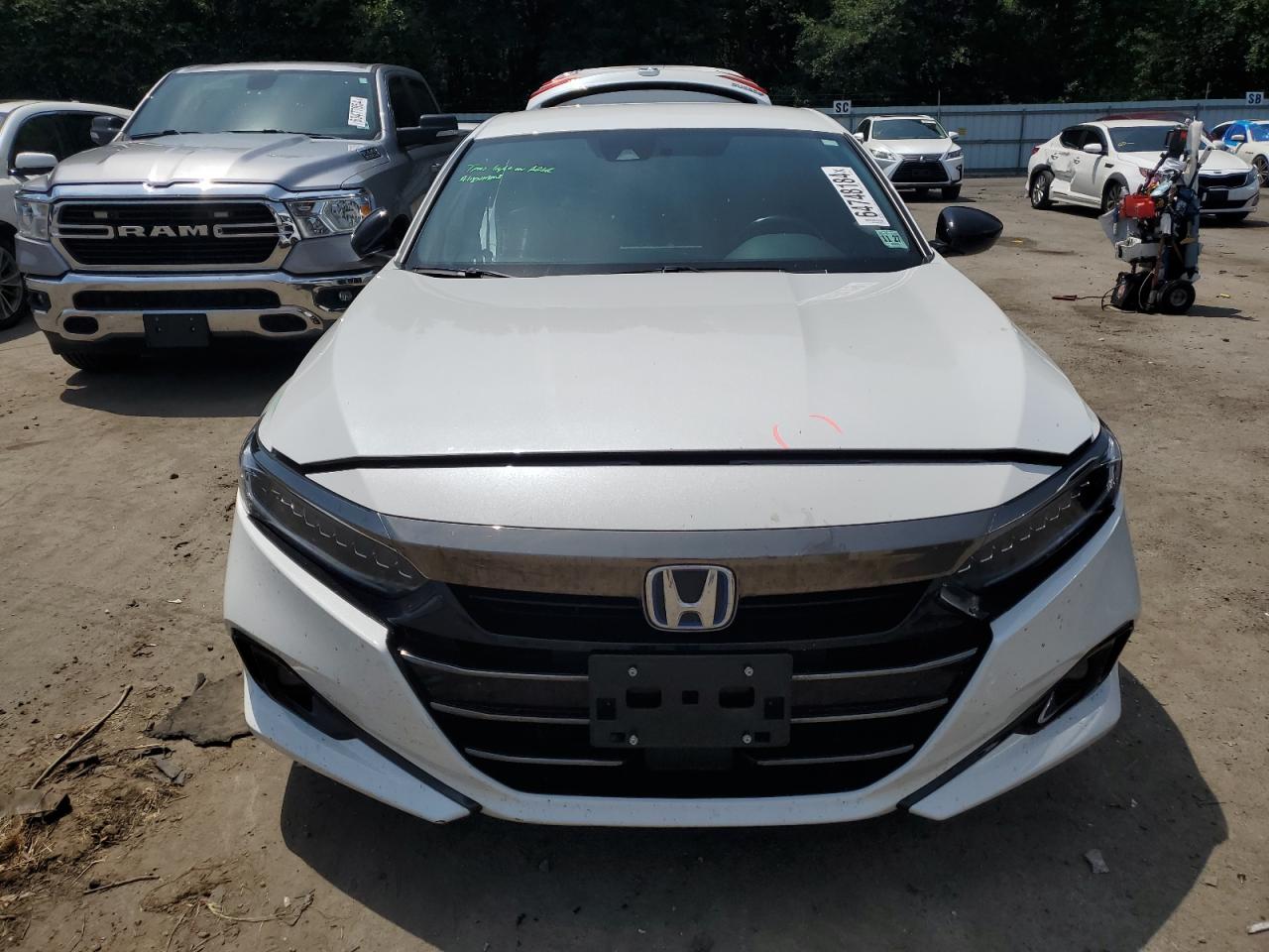 2022 HONDA ACCORD HYBRID SPORT VIN:1HGCV3F29NA038158